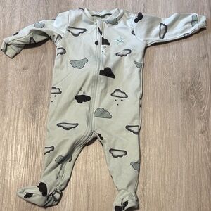 Pekkle Cloud Print Kids One Piece